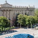 Mobile Pavilion / prototype + Sets Studio - Exterior Photography, Garden